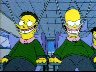 Homer's nightmare about Flander's perfect society