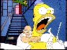 Homer attacked by cleaning products