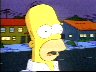 Homer looking sad