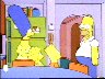 Homer astonishing the rest of the family
